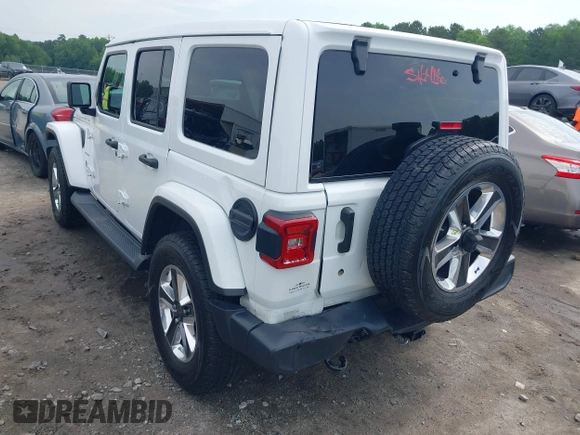 2020 Jeep Wrangler Unlimited Sahara с VIN 1C4HJXEN3LW243588, выставлен на аукционе IAAI как лот 42289351 с пробегом 67 825 миль миль и . История ставок и продаж доступна на DreamBid. Изображение 3.