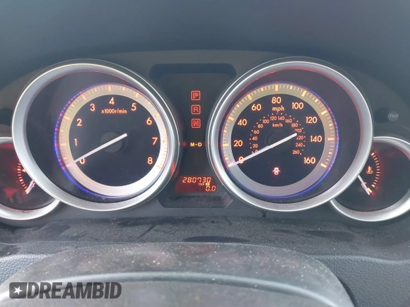 2009 Mazda 6 S Grand Touring with VIN 1YVHP82B595M14171, listed as a IAAI auction lot 41865276 with 280,730 mi miles and . Bid and sale history available at DreamBid. Image 7.