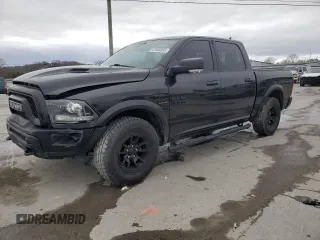 2018 Ram 1500 Rebel with VIN 1C6RR7YT7JS236100, listed as a Copart auction lot 47496095 with 91,176 mi miles and Salvage Title. Bid and sale history available at carsss.com. Image 1.