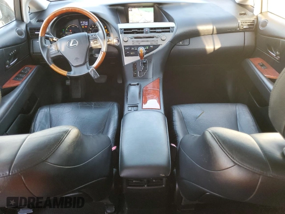 2012 Lexus RX 450h with VIN JTJBC1BA3C2433751, listed as a Copart auction lot 82713884 with 144,139 mi miles and Salvage Title. Bid and sale history available at DreamBid. Image 8.