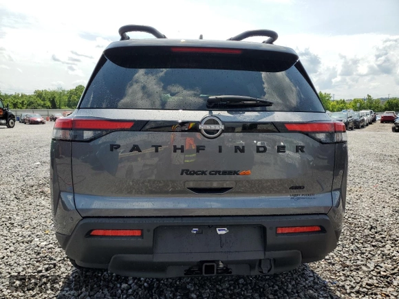 2023 Nissan Pathfinder Rock Creek with VIN 5N1DR3BD9PC275069, listed as a Copart auction lot 56987655 with 15,841 mi miles and Salvage title. Bid and sale history available at DreamBid. Image 6.