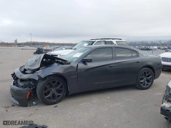 2018 Dodge Charger R/T with VIN 2C3CDXCT0JH331498, listed as a IAAI auction lot 41477060 with 129,116 mi miles. Bid and sale history available at carsss.com. Image 14.
