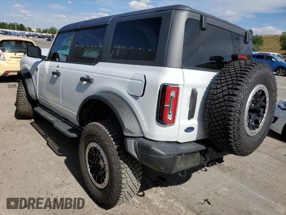 2022 Ford Bronco with VIN 1FMEE5DP4NLB30750, listed as a Copart auction lot 68244093 with 17,443 mi miles. Bid and sale history available at carsss.com. Image 2.