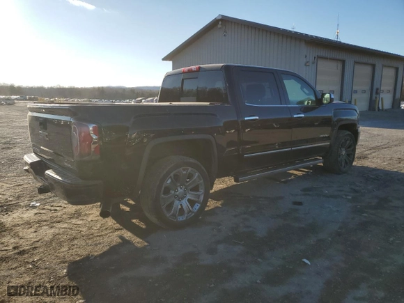2017 GMC Sierra 1500 Denali with VIN 3GTU2PEJ4HG339549, listed as a Copart auction lot 46075615 with 153,967 mi miles and Salvage Title. Bid and sale history available at carsss.com. Image 3.