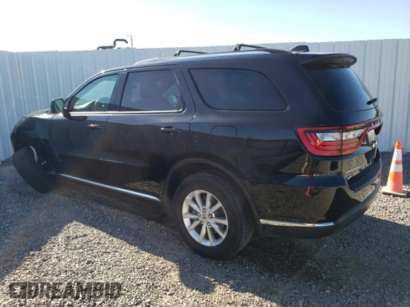 2024 Dodge Durango SXT with VIN 1C4RDJAG6RC114917, listed as a Copart auction lot 82828104 with 20,977 mi miles and Clean title. Bid and sale history available at DreamBid. Image 2.