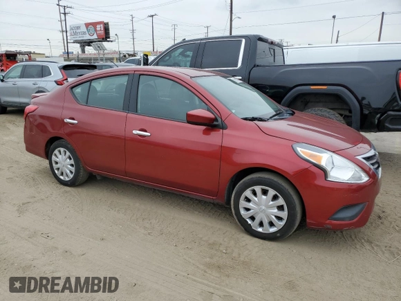 2016 Nissan Versa S Plus with VIN 3N1CN7AP0GL866431, listed as a Copart auction lot 56238035 with 104,687 mi miles and Salvage Title. Bid and sale history available at DreamBid. Image 4.