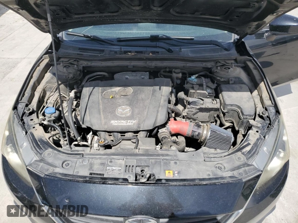 2014 Mazda 3 i Touring with VIN JM1BM1L74E1148214, listed as a Copart auction lot 54272605 with 158,278 mi miles and Salvage title. Bid and sale history available at DreamBid. Image 11.