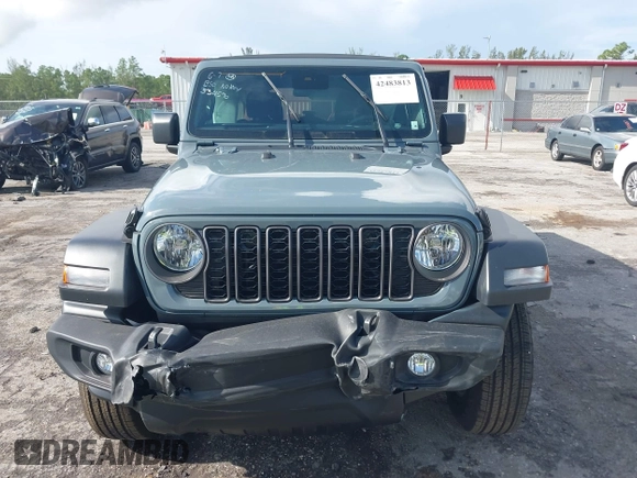 2024 Jeep Wrangler Willys с VIN 1C4PJXDG8RW334590, выставлен на аукционе IAAI как лот 42483813 с пробегом 8 575 миль миль и . История ставок и продаж доступна на DreamBid. Изображение 12.