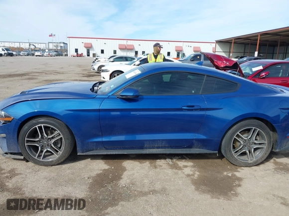 2022 Ford Mustang EcoBoost with VIN 1FA6P8TH4N5141207, listed as a IAAI auction lot 41683300 with 39,676 mi miles. Bid and sale history available at carsss.com. Image 14.