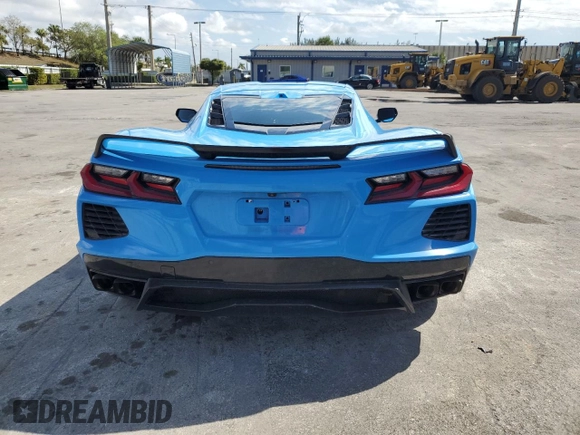 2022 Chevrolet Corvette 2LT with VIN 1G1YB2D49N5115320, listed as a Copart auction lot 47008445 with 17,102 mi miles and Clean Title. Bid and sale history available at carsss.com. Image 6.