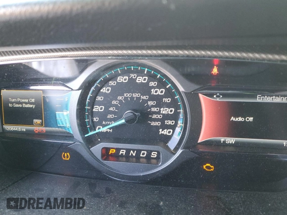 2014 Ford Taurus SHO with VIN 1FAHP2KT2EG147412, listed as a Copart auction lot 44856325 with 120,844 mi miles and Clean Title. Bid and sale history available at carsss.com. Image 9.
