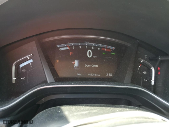 2019 Honda CR-V Touring with VIN 2HKRW1H90KH505007, listed as a Copart auction lot 50514255 with 15,268 mi miles and Salvage Title. Bid and sale history available at carsss.com. Image 9.