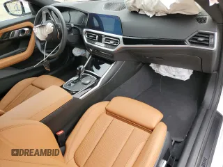 2022 BMW 2 Series 230i with VIN 3MW23CM01N8C62048, listed as a Copart auction lot 55495633 with 0 mi miles. Bid and sale history available at carsss.com. Image 8.