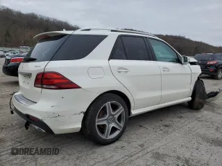 2017 Mercedes-Benz GLE 350 with VIN 4JGDA5HB7HA965487, listed as a Copart auction lot 51161165 with 79,540 mi miles and Salvage title. Bid and sale history available at DreamBid. Image 3.