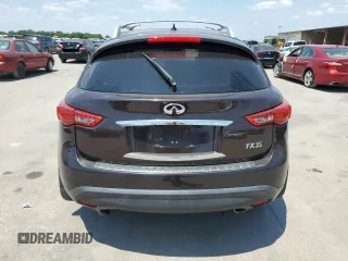 2012 Infiniti FX35 with VIN JN8AS1MW8CM154766, listed as a Copart auction lot 66765874 with 0 mi miles and Salvage Title. Bid and sale history available at carsss.com. Image 6.