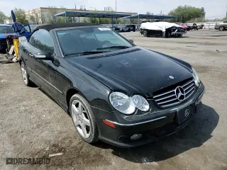 2005 Mercedes-Benz CLK-Class 5.0L with VIN WDBTK75JX5F150752, listed as a Copart auction lot 65804044 with 127,325 mi miles and Salvage Title. Bid and sale history available at carsss.com. Image 11.