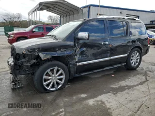 2009 Infiniti QX56 with VIN 5N3AA08DX9N901548, listed as a Copart auction lot 77952704 with 183,214 mi miles and Salvage Title. Bid and sale history available at carsss.com. Image 1.