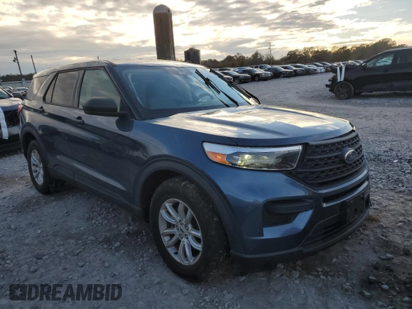 2020 Ford Explorer with VIN 1FMSK8BH9LGB76945, listed as a Copart auction lot 83568874 with 83,616 mi miles and Salvage Title. Bid and sale history available at carsss.com. Image 4.