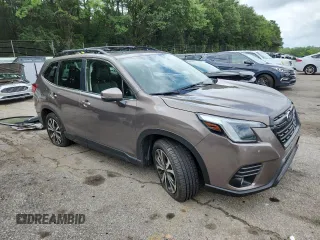 2023 Subaru Forester Limited with VIN JF2SKAPC1PH422283, listed as a Copart auction lot 61269355 with 27,062 mi miles and Salvage title. Bid and sale history available at DreamBid. Image 4.