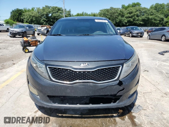 2015 Kia Optima LX with VIN 5XXGM4A78FG437595, listed as a Copart auction lot 56953215 with 217,522 mi miles and Salvage title. Bid and sale history available at DreamBid. Image 5.