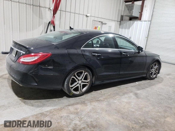 2015 Mercedes-Benz CLS-Class CLS 400 with VIN WDDLJ6FBXFA154780, listed as a Copart auction lot 44600724 with 52,190 mi miles. Bid and sale history available at carsss.com. Image 3.
