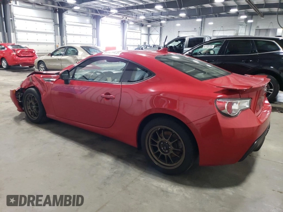 2015 Subaru BRZ Limited with VIN JF1ZCAC10F9604344, listed as a Copart auction lot 61023973 with 87,296 mi miles. Bid and sale history available at carsss.com. Image 2.