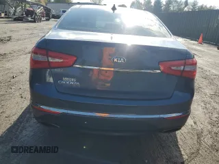 2014 Kia Cadenza Premium with VIN KNALN4D71E5153863, listed as a Copart auction lot 73567824 with 116,308 mi miles and Salvage Title. Bid and sale history available at carsss.com. Image 6.