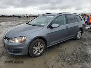 2017 Volkswagen Golf SportWagen S with VIN 3VWC17AUXHM502394, listed as a Copart auction lot 45247565 with 100,260 mi miles and Salvage Title. Bid and sale history available at carsss.com. Image 1.