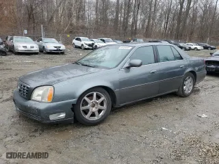 2005 Cadillac DeVille DHS with VIN 1G6KE57Y75U181927, listed as a Copart auction lot 44404695 with 0 mi miles and Salvage Title. Bid and sale history available at carsss.com. Image 1.