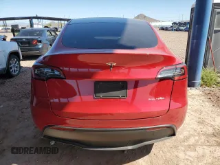 2022 Tesla Model Y Long Range z VIN 7SAYGDEE3NF436119, wystawiony jako Copart lot #54892115 z przebiegiem 27 054 mil mil oraz Szkody całkowita. Historia ofert i sprzedaży dostępna na DreamBid. Obrazek 6.