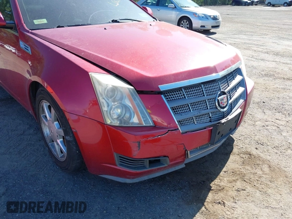 2008 Cadillac CTS RWD w/1SA with VIN 1G6DM577880116793, listed as a IAAI auction lot 42142190 with 191,567 mi miles. Bid and sale history available at carsss.com. Image 6.