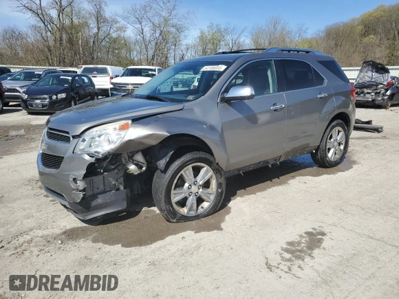 2012 Chevrolet Equinox LTZ with VIN 2GNFLGE51C6263521, listed as a Copart auction lot 54186885 with 161,840 mi miles and Salvage Title. Bid and sale history available at carsss.com. Image 1.