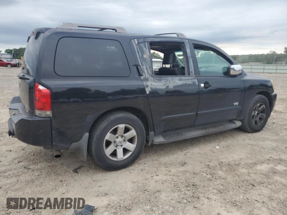 2006 Nissan Armada LE with VIN 5N1AA08A36N724013, listed as a Copart auction lot 58265145 with 221,680 mi miles and Clean title. Bid and sale history available at DreamBid. Image 3.