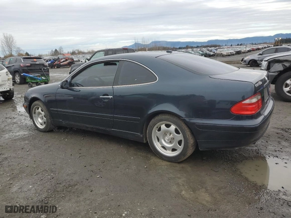 2001 Mercedes-Benz CLK-Class with VIN WDBLJ65G11F173980, listed as a Copart auction lot 87249744 with 0 mi miles and Clean Title. Bid and sale history available at carsss.com. Image 2.