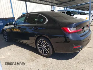 2021 BMW 3 Series 330e with VIN 3MW5P7J09M8B74912, listed as a Copart auction lot 50391615 with 0 mi miles and Salvage Title. Bid and sale history available at carsss.com. Image 2.
