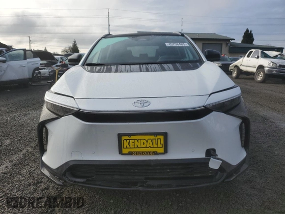 2024 Toyota bZ4X XLE with VIN JTMABACA9RA068930, listed as a Copart auction lot 45756405 with 4,117 mi miles and Salvage Title. Bid and sale history available at DreamBid. Image 5.