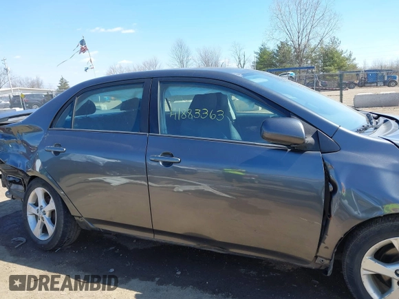 2011 Toyota Corolla L with VIN 2T1BU4EE2BC698659, listed as a IAAI auction lot 41883363 with 191,298 mi miles. Bid and sale history available at carsss.com. Image 14.