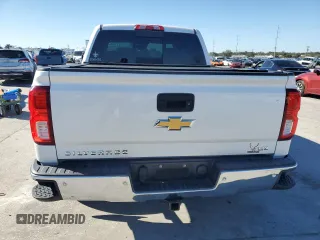 2017 Chevrolet Silverado 1500 LTZ with VIN 3GCPCSEJ6HG129354, listed as a Copart auction lot 80655804 with 78,556 mi miles and Salvage Title. Bid and sale history available at DreamBid. Image 6.