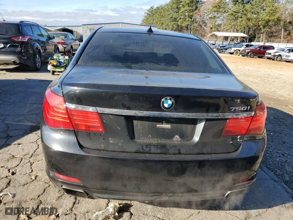 2011 BMW 7 Series 750i with VIN WBAKA8C59BCY37369, listed as a Copart auction lot 85466464 with 172,553 mi miles and Salvage Title. Bid and sale history available at carsss.com. Image 6.