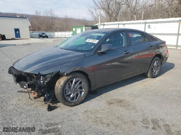 2024 Hyundai Elantra SEL with VIN KMHLM4DG2RU784957, listed as a Copart auction lot 50073505 with 18,107 mi miles and Non Repairable. Bid and sale history available at carsss.com. Image 1.
