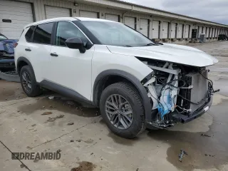 2023 Nissan Rogue S with VIN 5N1BT3AA7PC843755, listed as a Copart auction lot 47967785 with 44,277 mi miles and Salvage title. Bid and sale history available at DreamBid. Image 4.