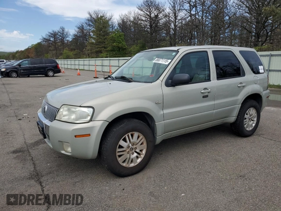 2005 Mercury Mariner Luxury z VIN 4M2YU56145DJ14548, wystawiony jako Copart lot #56871115 z przebiegiem 114 729 mil mil oraz Czysty tytuł • Clean title. Historia ofert i sprzedaży dostępna na DreamBid. Obrazek 1.