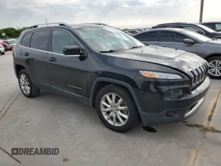 2016 Jeep Cherokee Limited with VIN 1C4PJLDS0GW217158, listed as a Copart auction lot 53044934 with 123,077 mi miles and Salvage Title. Bid and sale history available at carsss.com. Image 4.