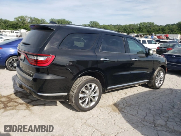 2023 Dodge Durango Citadel with VIN 1C4RDJEG0PC592676, listed as a Copart auction lot 58490824 with 7,666 mi miles and Salvage title. Bid and sale history available at DreamBid. Image 3.