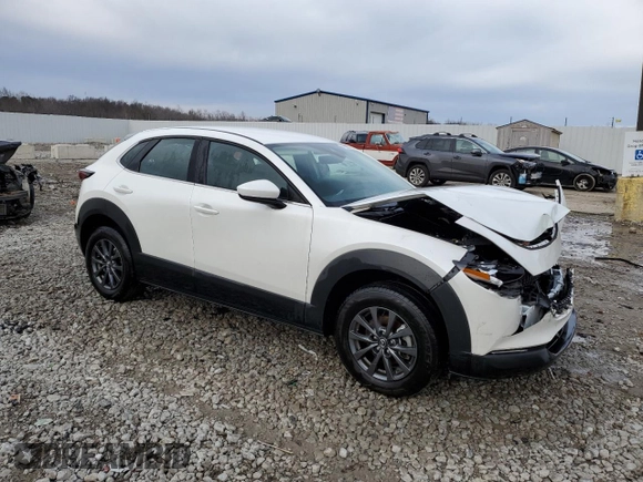 2023 Mazda CX-30 S with VIN 3MVDMBAM8PM552029, listed as a Copart auction lot 45687095 with 14,354 mi miles and Salvage title. Bid and sale history available at DreamBid. Image 4.