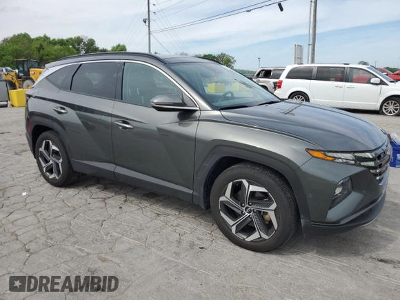 2023 Hyundai Tucson Limited with VIN 5NMJE3AEXPH263835, listed as a Copart auction lot 54133965 with 25,661 mi miles and Salvage title. Bid and sale history available at DreamBid. Image 4.