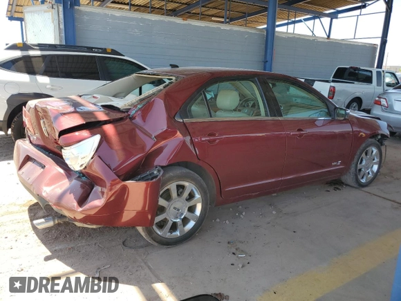 2007 Lincoln MKZ z VIN 3LNHM26T67R633256, wystawiony jako Copart lot #61353005 z przebiegiem 108 106 mil mil oraz Szkoda całkowita • Salvage title. Historia ofert i sprzedaży dostępna na DreamBid. Obrazek 3.