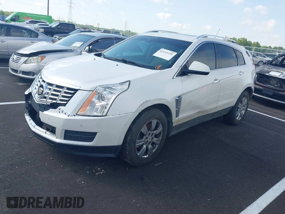 2015 Cadillac SRX Luxury Collection with VIN 3GYFNBE32FS542710, listed as a IAAI auction lot 42132131 with 246,226 mi miles. Bid and sale history available at carsss.com. Image 2.