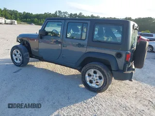 2014 Jeep Wrangler Unlimited Sport with VIN 1C4BJWDG5EL327225, listed as a IAAI auction lot 42547991 with 129,545 mi miles and . Bid and sale history available at DreamBid. Image 3.