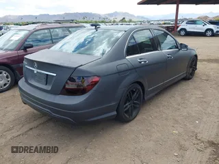 2014 Mercedes-Benz C 250 Sport with VIN WDDGF4HB8EG238824, listed as a IAAI auction lot 42001403 with 163,458 mi miles and . Bid and sale history available at carsss.com. Image 4.